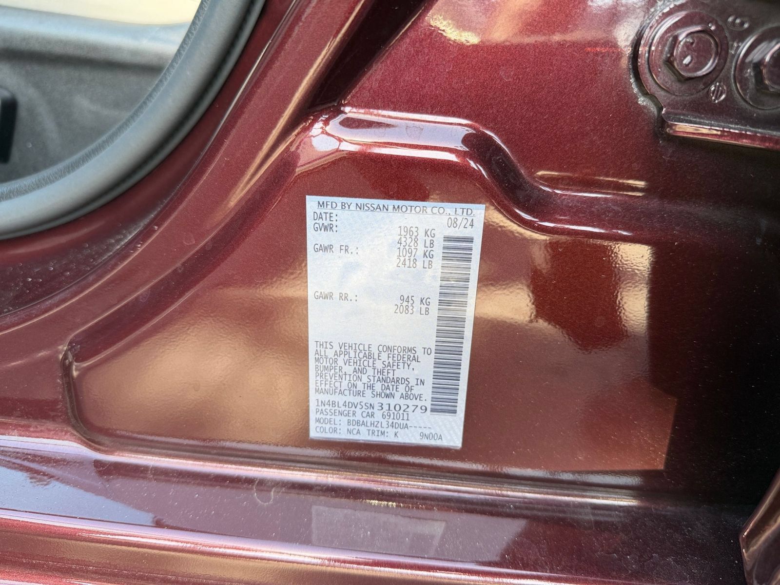 Used 2025 Nissan Altima 2.5 SV FWD image 28
