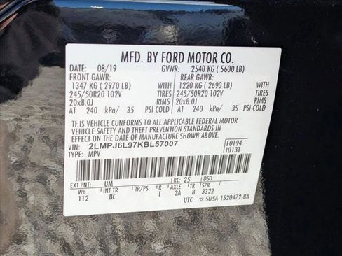 Used 2019 Lincoln Nautilus Reserve image 15