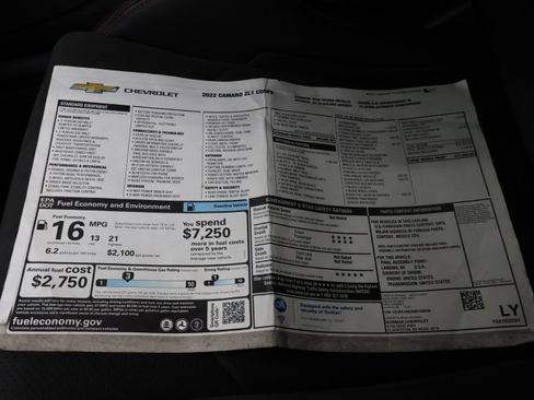 Used 2022 Chevrolet Camaro ZL1 image 56