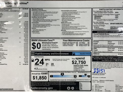 Used 2022 BMW X3 xDrive30i image 2