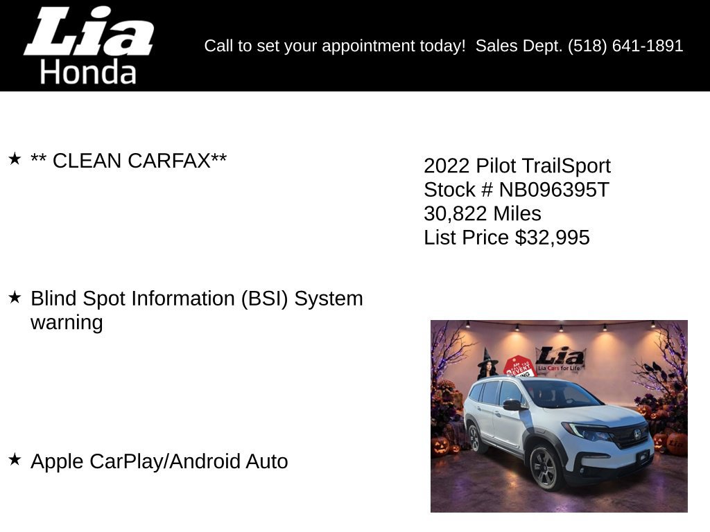 Used 2022 Honda Pilot TrailSport image 6