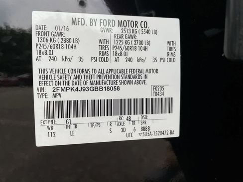 Used 2016 Ford Edge SEL w/ Equipment Group 201A AWD/4WD image 31