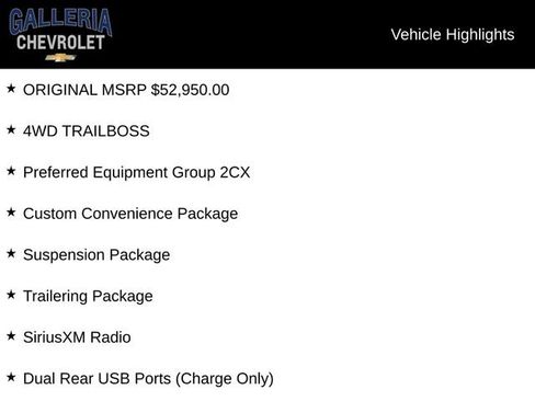 Used 2024 Chevrolet Silverado 1500 Custom Trail Boss AWD/4WD image 5