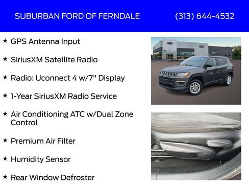 Used 2018 Jeep Compass Sport w/ Tech Group image 17