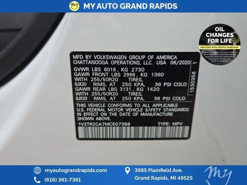 Used 2021 Volkswagen Atlas SEL Premium image 44