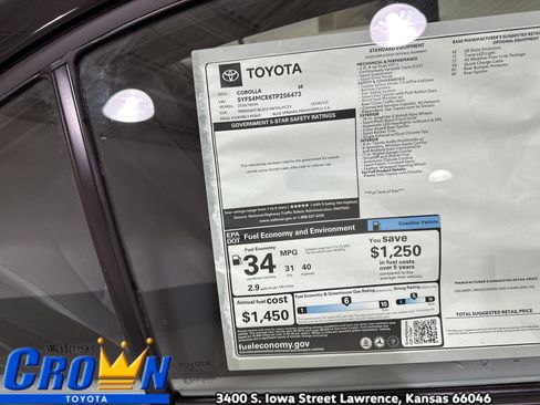 New 2026 Toyota Corolla SE image 40