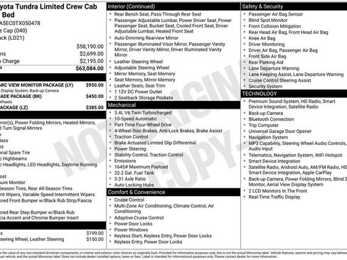 Used 2026 Toyota Tundra Limited AWD/4WD image 10