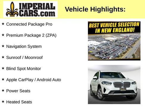 Used 2022 BMW X3 xDrive30i w/ Premium Package 2 (ZPA) AWD/4WD image 8