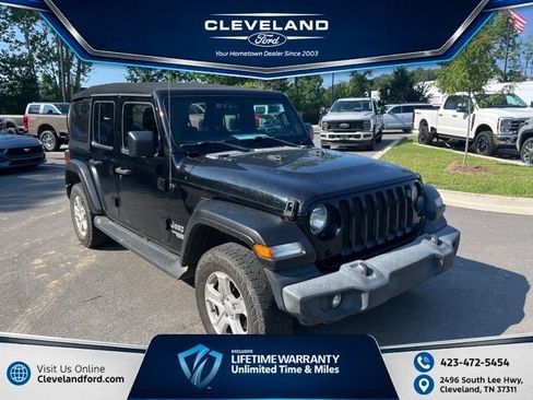 Used 2019 Jeep Wrangler Unlimited Sport S AWD/4WD image 1