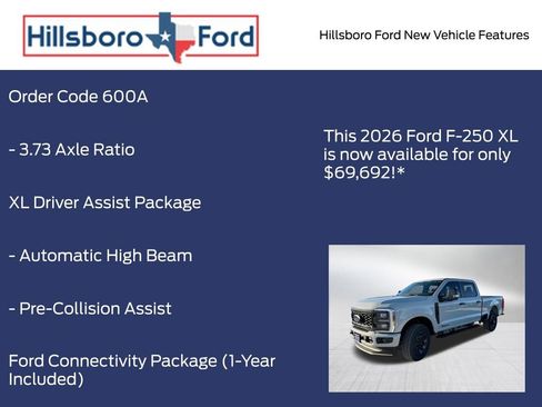 New 2026 Ford F250 XL w/ STX Appearance Package AWD/4WD image 19