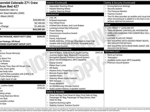 Certified 2022 Chevrolet Colorado Z71 image 34