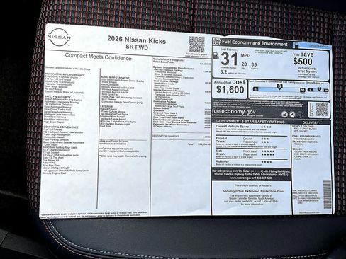 New 2026 Nissan Kicks SR w/ SR Premium Package image 21