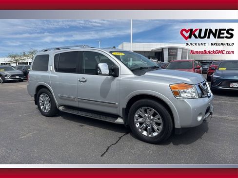 Used 2015 Nissan Armada Platinum w/ 2nd Row Captain Seat Package AWD/4WD image 4