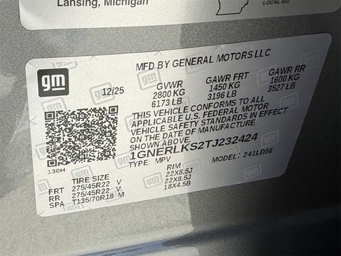 New 2026 Chevrolet Traverse RS image 26