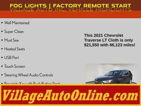 Used 2021 Chevrolet Traverse LT image 8