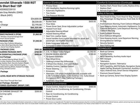 Used 2025 Chevrolet Silverado 1500 RST w/ Convenience Package II AWD/4WD image 28