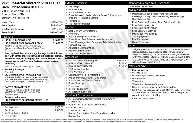 Used 2025 Chevrolet Silverado 2500 LTZ AWD/4WD image 4