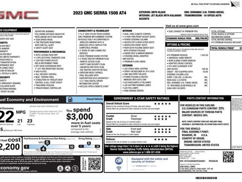 Used 2023 GMC Sierra 1500 AT4 w/ AT4 Premium Package AWD/4WD image 4