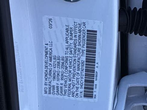 Certified 2026 Honda Accord LX image 37