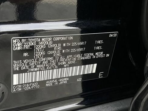 Used 2020 Toyota RAV4 XLE w/ Convenience Package AWD/4WD image 30
