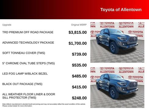 Used 2022 Toyota Tacoma TRD Off-Road w/ TRD Premium Off Road Package AWD/4WD image 5