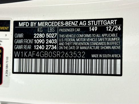 Certified 2025 Mercedes-Benz C 300 Sedan image 33