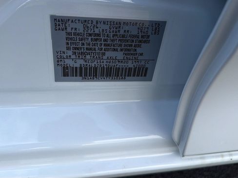 New 2026 Nissan Sentra SV w/ SV Convenience Package FWD image 37
