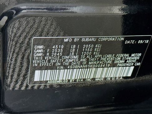 Used 2019 Subaru Legacy 2.5i Limited w/ Popular Package #2A image 36