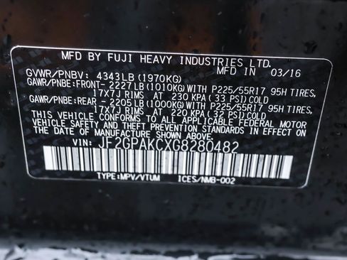 Used 2016 Subaru Crosstrek 2.0i Limited w/ Popular Package #2 image 38