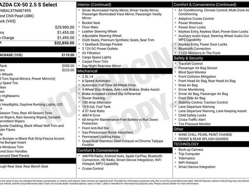 New 2026 MAZDA CX-50 AWD 2.5 S w/ Cargo Package image 2