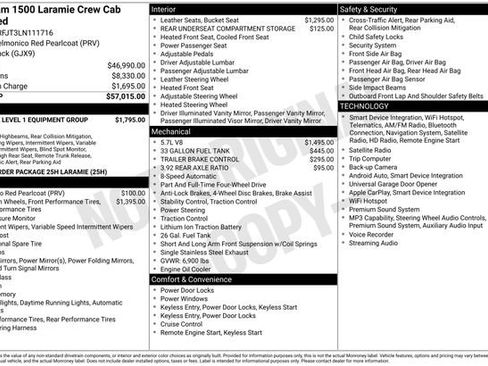 Used 2020 RAM 1500 Laramie AWD/4WD image 9