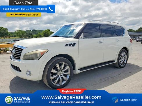 Used 2013 INFINITI QX56 4WD w/ Theater Pkg image 1