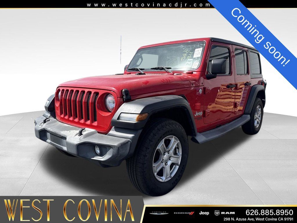 Used 2018 Jeep Wrangler Unlimited Sport S AWD/4WD image 3