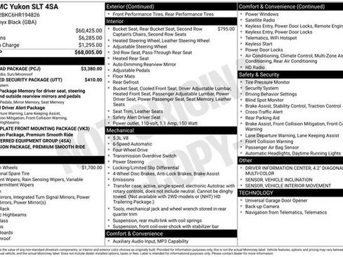 Used 2017 GMC Yukon SLT w/ Open Road Package AWD/4WD image 14