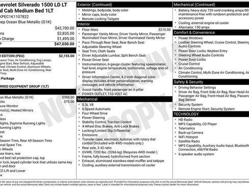Used 2019 Chevrolet Silverado 1500 LT w/ All Star Edition AWD/4WD image 11