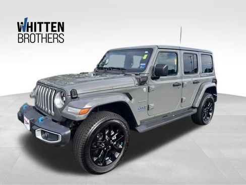 Used 2023 Jeep Wrangler Unlimited Sahara w/ Cold Weather Group AWD/4WD image 1