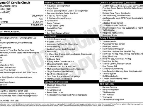 Used 2024 Toyota Corolla GR image 5