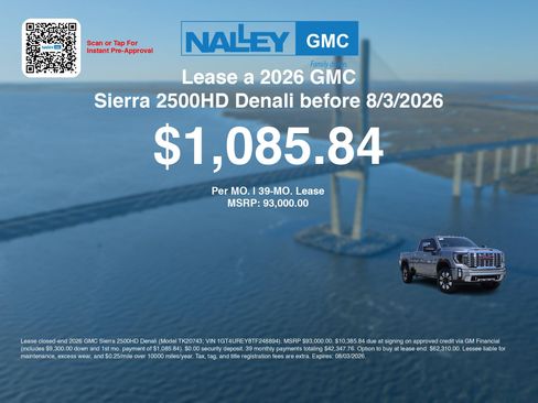 New 2026 GMC Sierra 2500 Denali w/ Denali Reserve Package AWD/4WD image 3