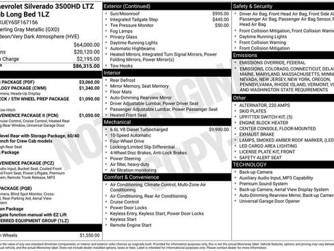 Used 2025 Chevrolet Silverado 3500 LTZ w/ LTZ Plus Package image 50