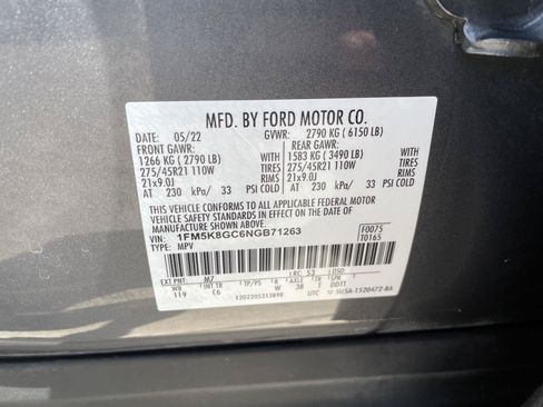 Used 2022 Ford Explorer ST w/ Equipment Group 401A AWD/4WD image 31