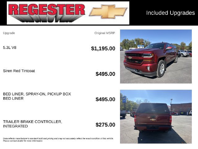Used 2017 Chevrolet Silverado 1500 LT AWD/4WD image 5