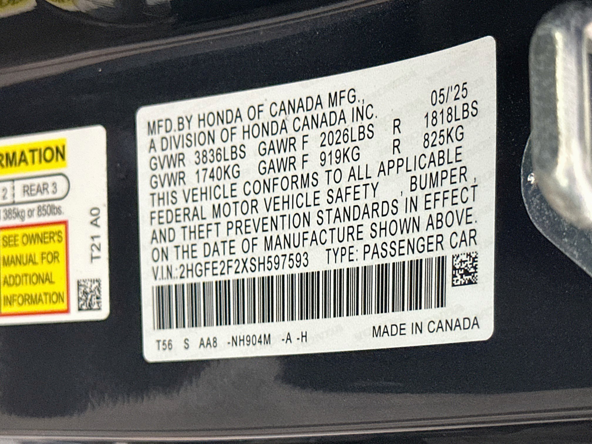 Used 2025 Honda Civic LX image 12