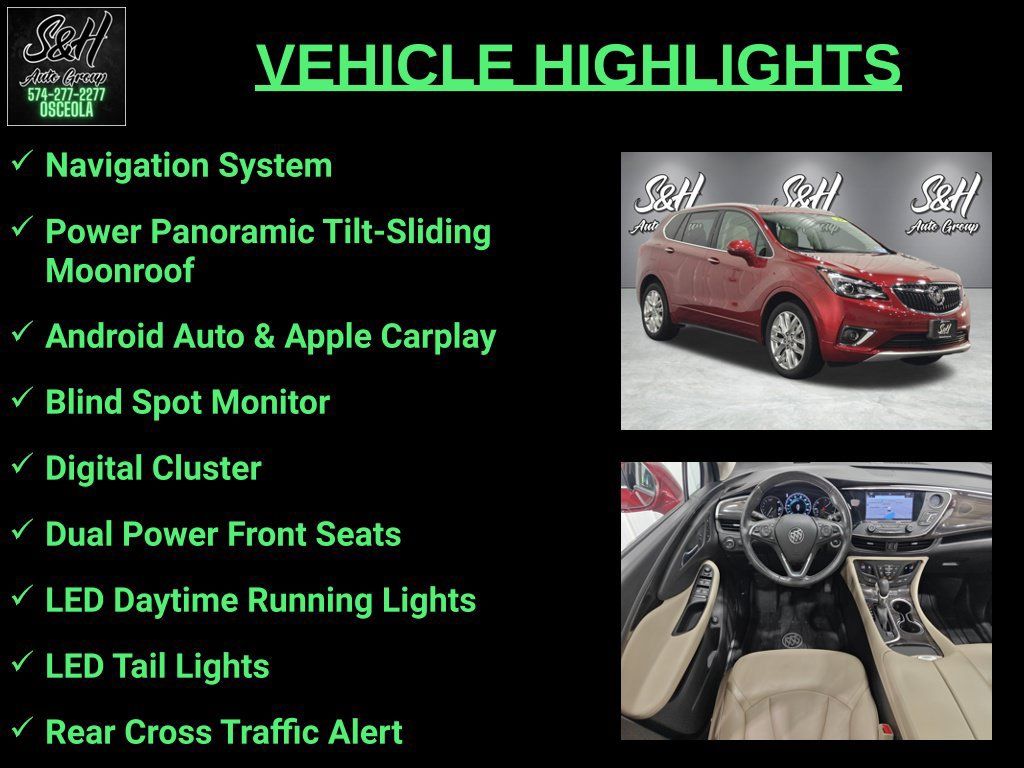 Used 2019 Buick Envision Premium w/ LPO, Active Package AWD/4WD image 3