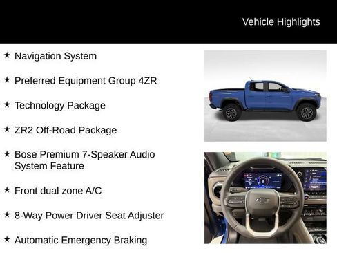 Certified 2025 Chevrolet Colorado ZR2 w/ Technology Package AWD/4WD image 16