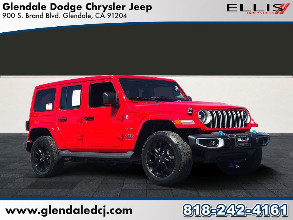 Used 2024 Jeep Wrangler Unlimited Sahara w/ Safety Group AWD/4WD image 1