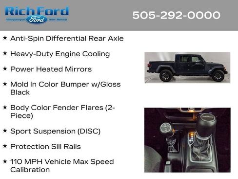 Used 2025 Jeep Gladiator Sport AWD/4WD image 81