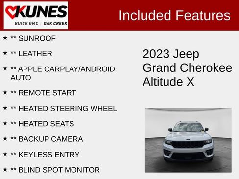 Used 2023 Jeep Grand Cherokee Altitude AWD/4WD image 2