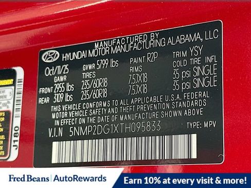New 2026 Hyundai Santa Fe SEL AWD/4WD image 10