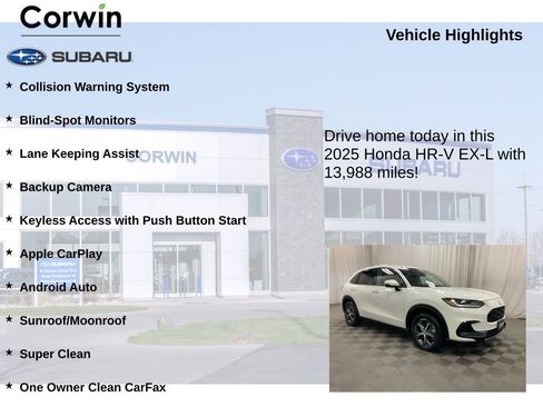 Used 2025 Honda HR-V EX-L image 6