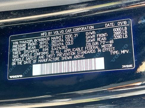 Used 2019 Volvo XC90 T6 Inscription w/ Advanced Package AWD/4WD image 37